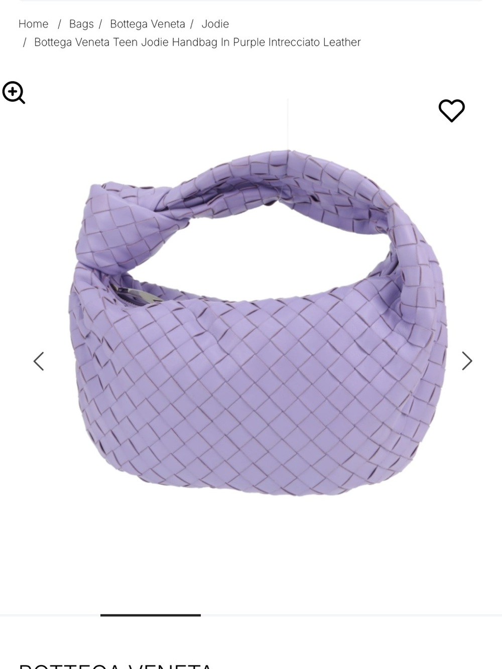 Bottega Veneta Leather Teen Jodie Shoulder Bag